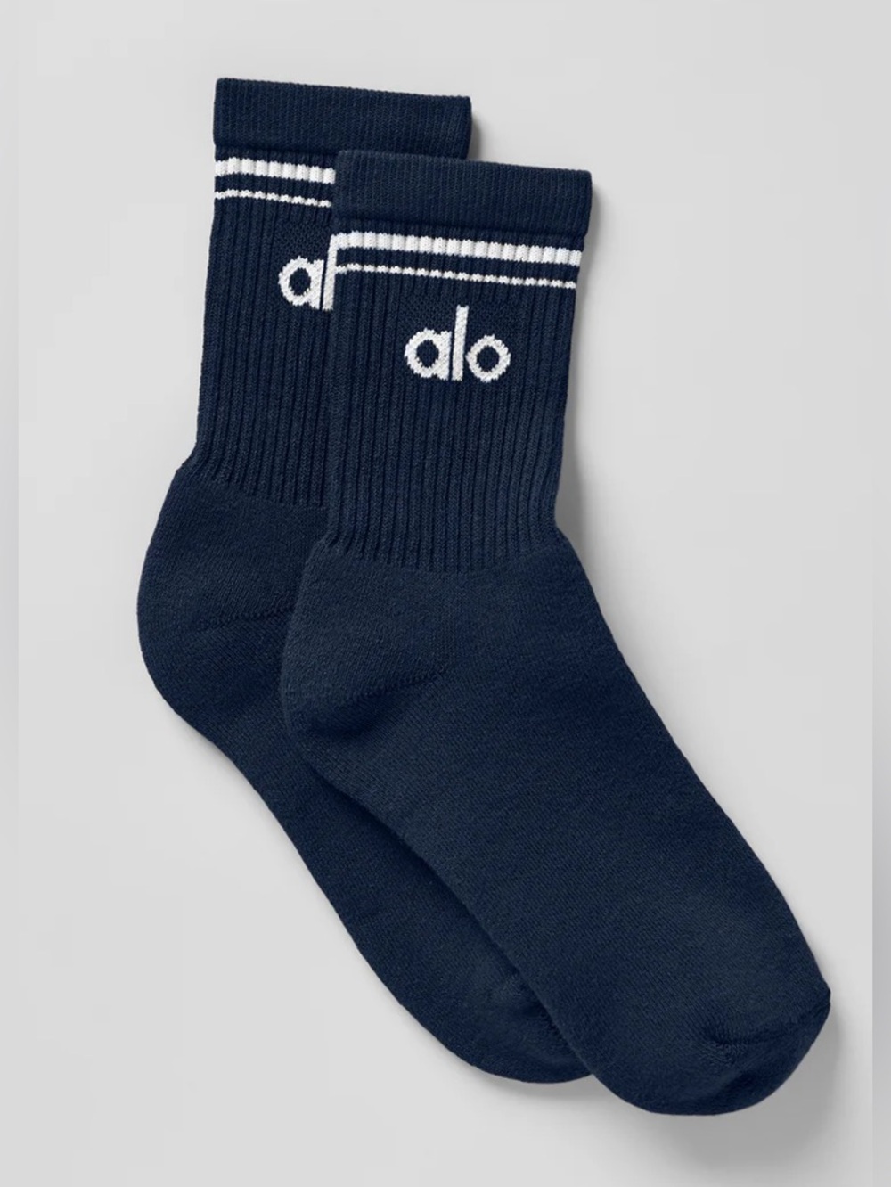 ALO Unisex Half-Crew Sock Medium
